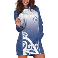 Custom New Zealand Aotea College Hoodie Dress Maori Koru Pattern