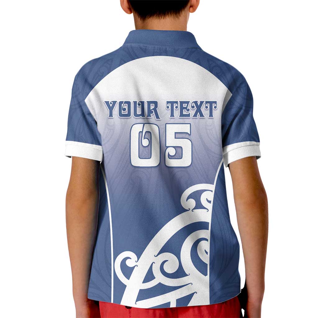 Custom New Zealand Aotea College Kid Polo Shirt Maori Koru Pattern LT05 - Polynesian Pride