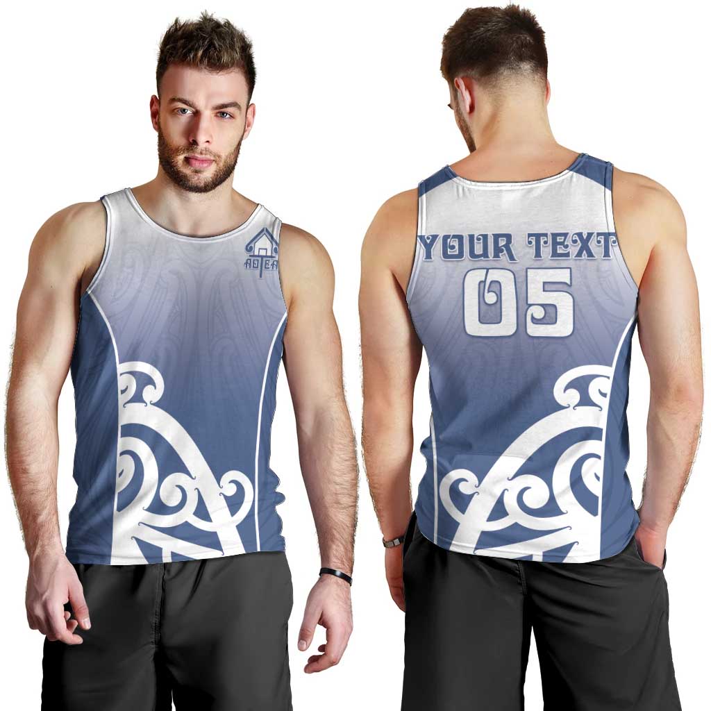Custom New Zealand Aotea College Men Tank Top Maori Koru Pattern