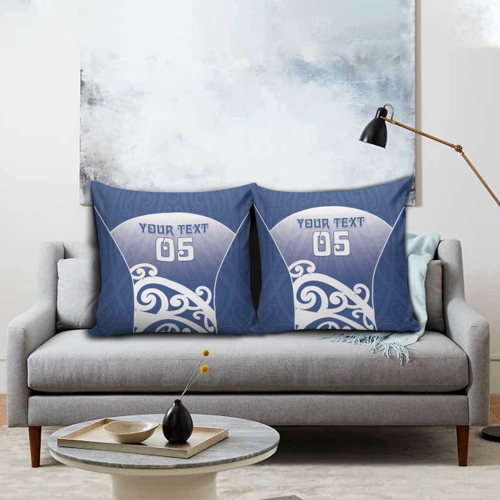 Custom New Zealand Aotea College Pillow Cover Maori Koru Pattern