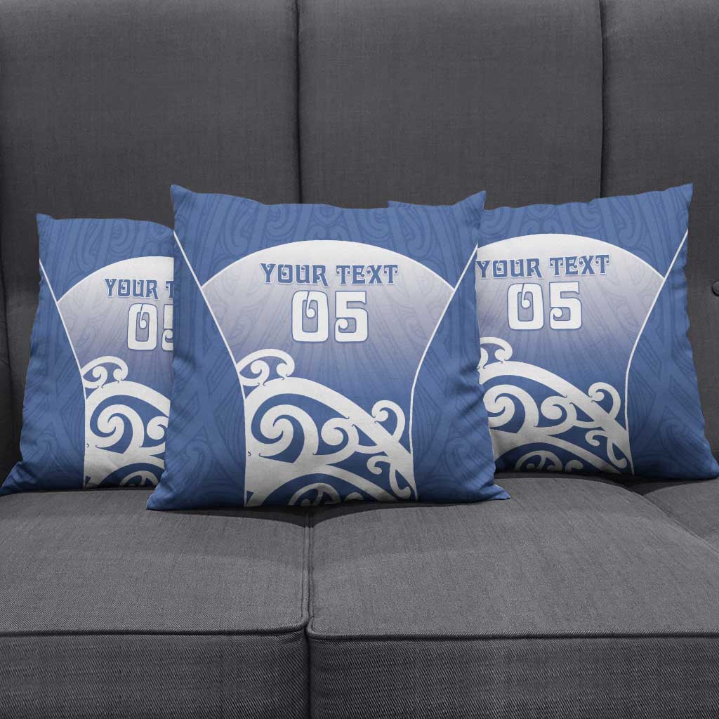 Custom New Zealand Aotea College Pillow Cover Maori Koru Pattern