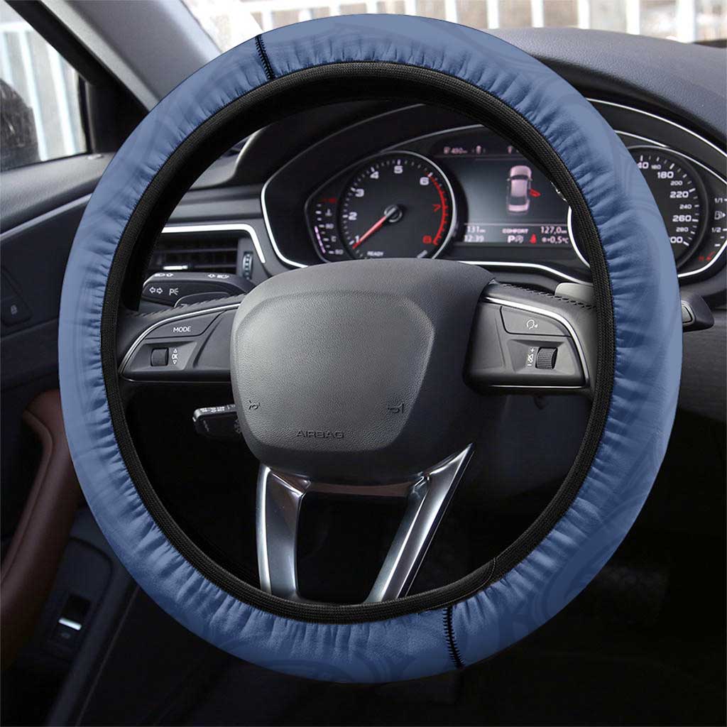 New Zealand Aotea College Steering Wheel Cover Maori Koru Pattern