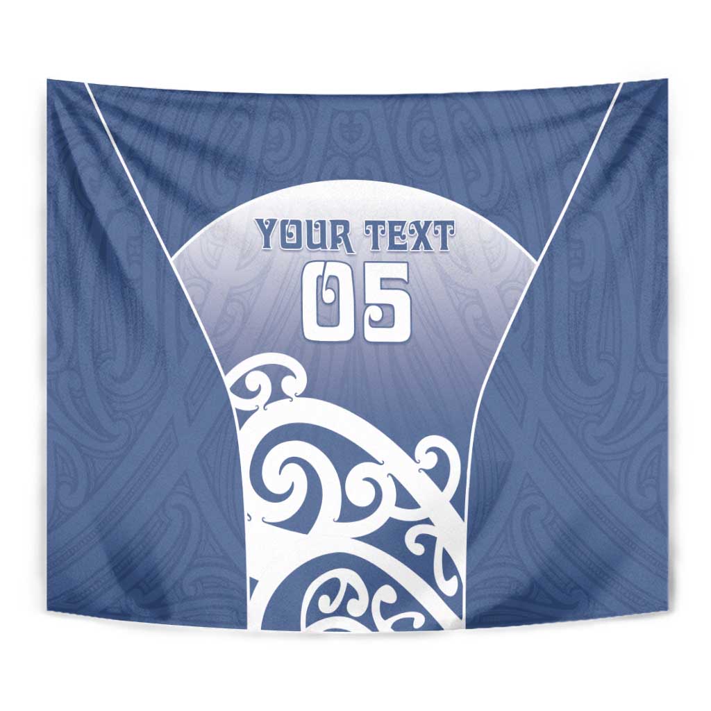 Custom New Zealand Aotea College Tapestry Maori Koru Pattern