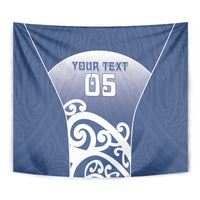 Custom New Zealand Aotea College Tapestry Maori Koru Pattern