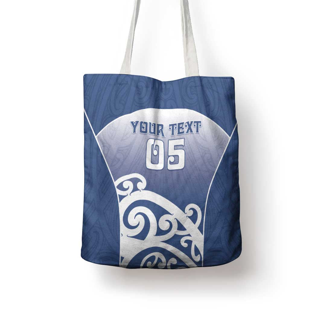 Custom New Zealand Aotea College Tote Bag Maori Koru Pattern