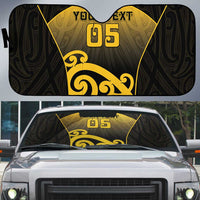 Custom Motueka High School Auto Sun Shade Maori Koru Pattern