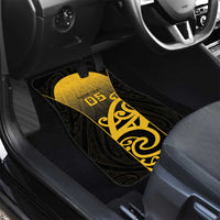 Custom Motueka High School Car Mats Maori Koru Pattern