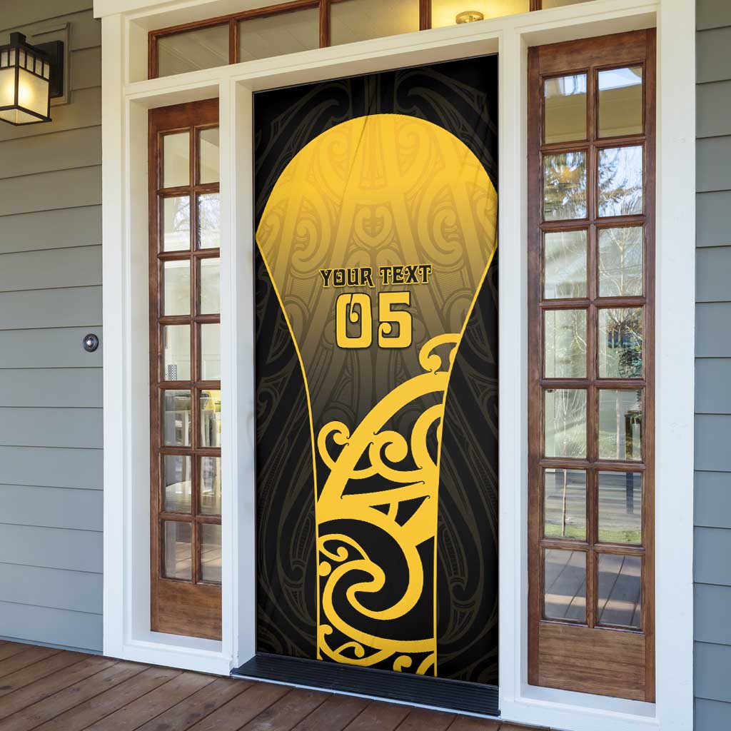 Custom Motueka High School Door Cover Maori Koru Pattern