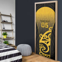 Custom Motueka High School Door Cover Maori Koru Pattern