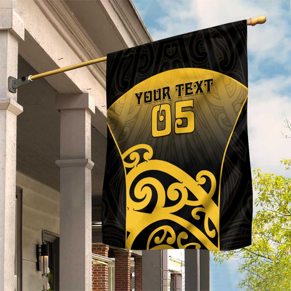 Custom Motueka High School Garden Flag Maori Koru Pattern