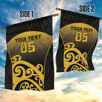Custom Motueka High School Garden Flag Maori Koru Pattern