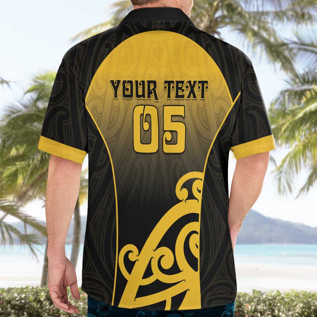 Custom Motueka High School Hawaiian Shirt Maori Koru Pattern