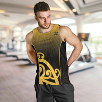 Custom Motueka High School Men Tank Top Maori Koru Pattern