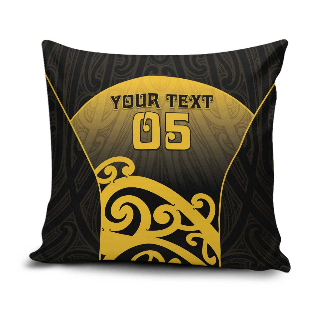 Custom Motueka High School Pillow Cover Maori Koru Pattern