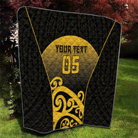 Custom Motueka High School Quilt Maori Koru Pattern