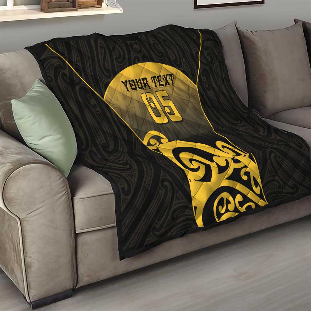 Custom Motueka High School Quilt Maori Koru Pattern