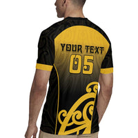 Custom Motueka High School Rugby Jersey Maori Koru Pattern