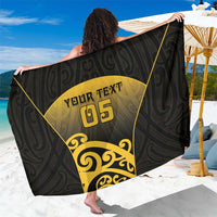 Custom Motueka High School Sarong Maori Koru Pattern