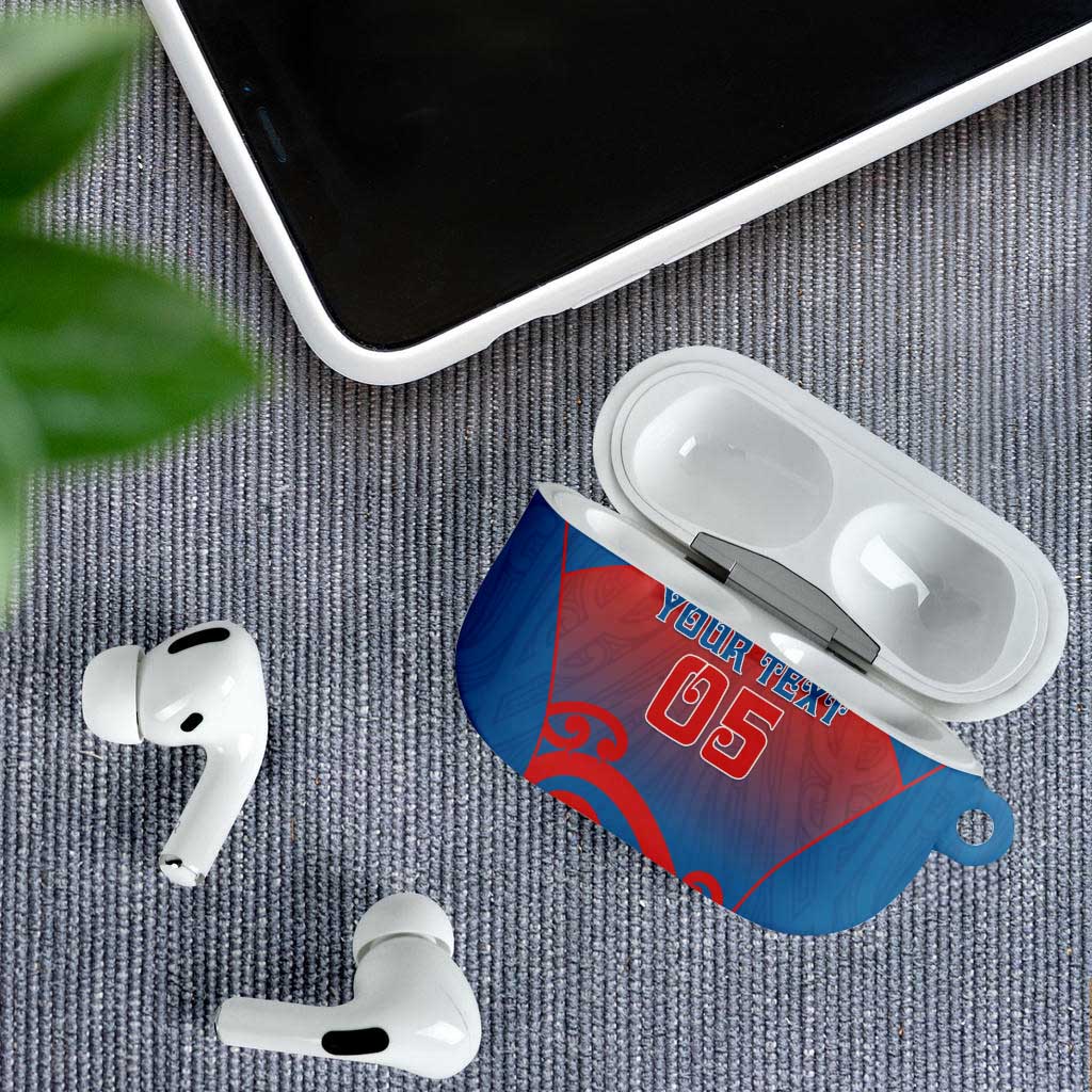 Custom St Joseph's Maori Girls' College AirPods Case Maori Koru Pattern