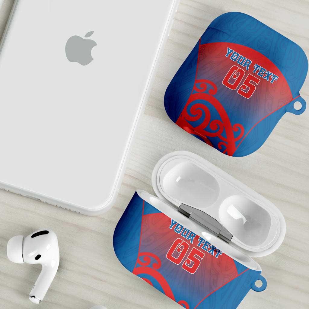 Custom St Joseph's Maori Girls' College AirPods Case Maori Koru Pattern