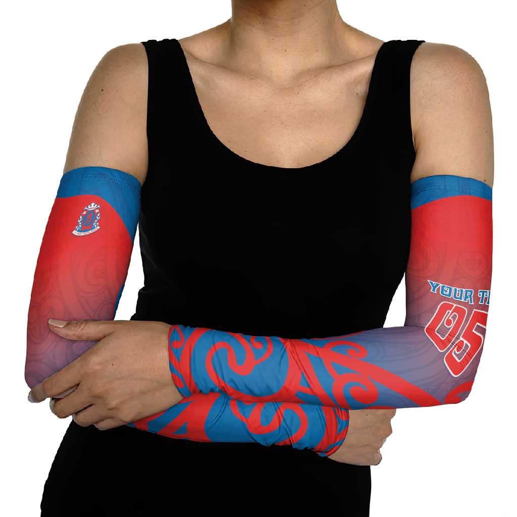 Custom St Joseph's Maori Girls' College Arm Sleeves Maori Koru Pattern