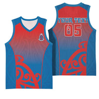 Custom St Joseph's Maori Girls' College Basketball Jersey Maori Koru Pattern