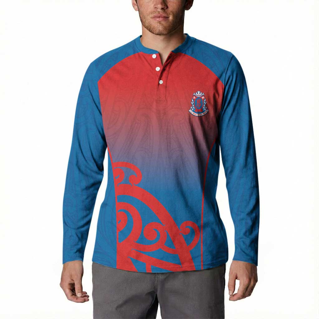 Custom St Joseph's Maori Girls' College Button Sweatshirt Maori Koru Pattern