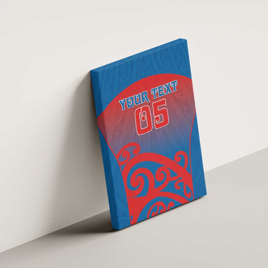 Custom St Joseph's Maori Girls' College Canvas Wall Art Maori Koru Pattern