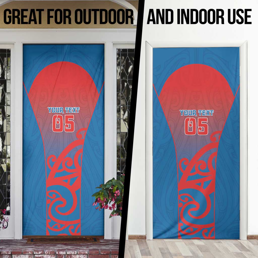 Custom St Joseph's Maori Girls' College Door Cover Maori Koru Pattern