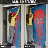 Custom St Joseph's Maori Girls' College Door Cover Maori Koru Pattern