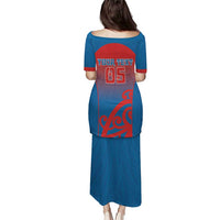 Custom St Joseph's Maori Girls' College Family Matching Puletasi and Hawaiian Shirt Maori Koru Pattern