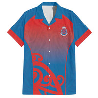 Custom St Joseph's Maori Girls' College Hawaiian Shirt Maori Koru Pattern LT05 Blue - Polynesian Pride
