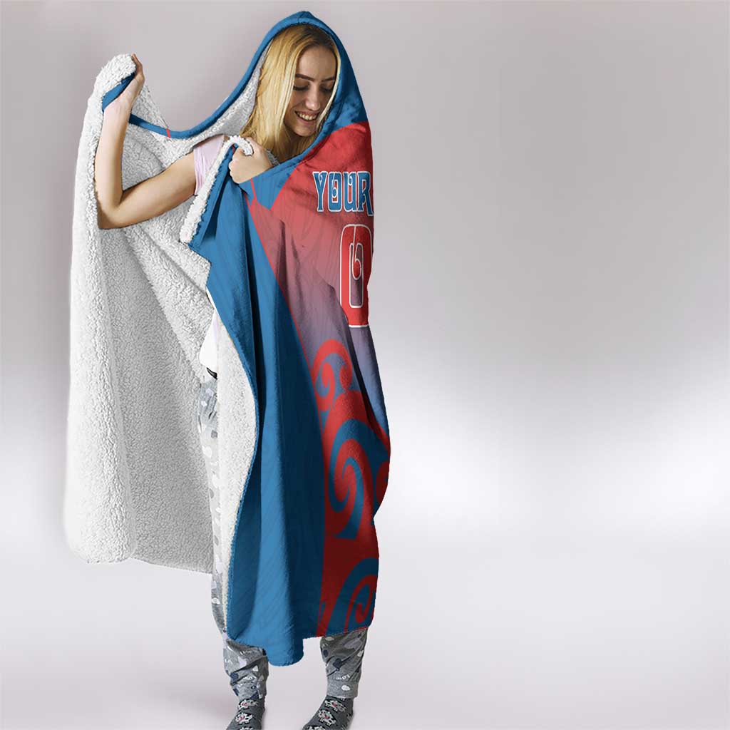 Custom St Joseph's Maori Girls' College Hooded Blanket Maori Koru Pattern