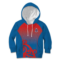 Custom St Joseph's Maori Girls' College Kid Hoodie Maori Koru Pattern LT05 Hoodie Blue - Polynesian Pride