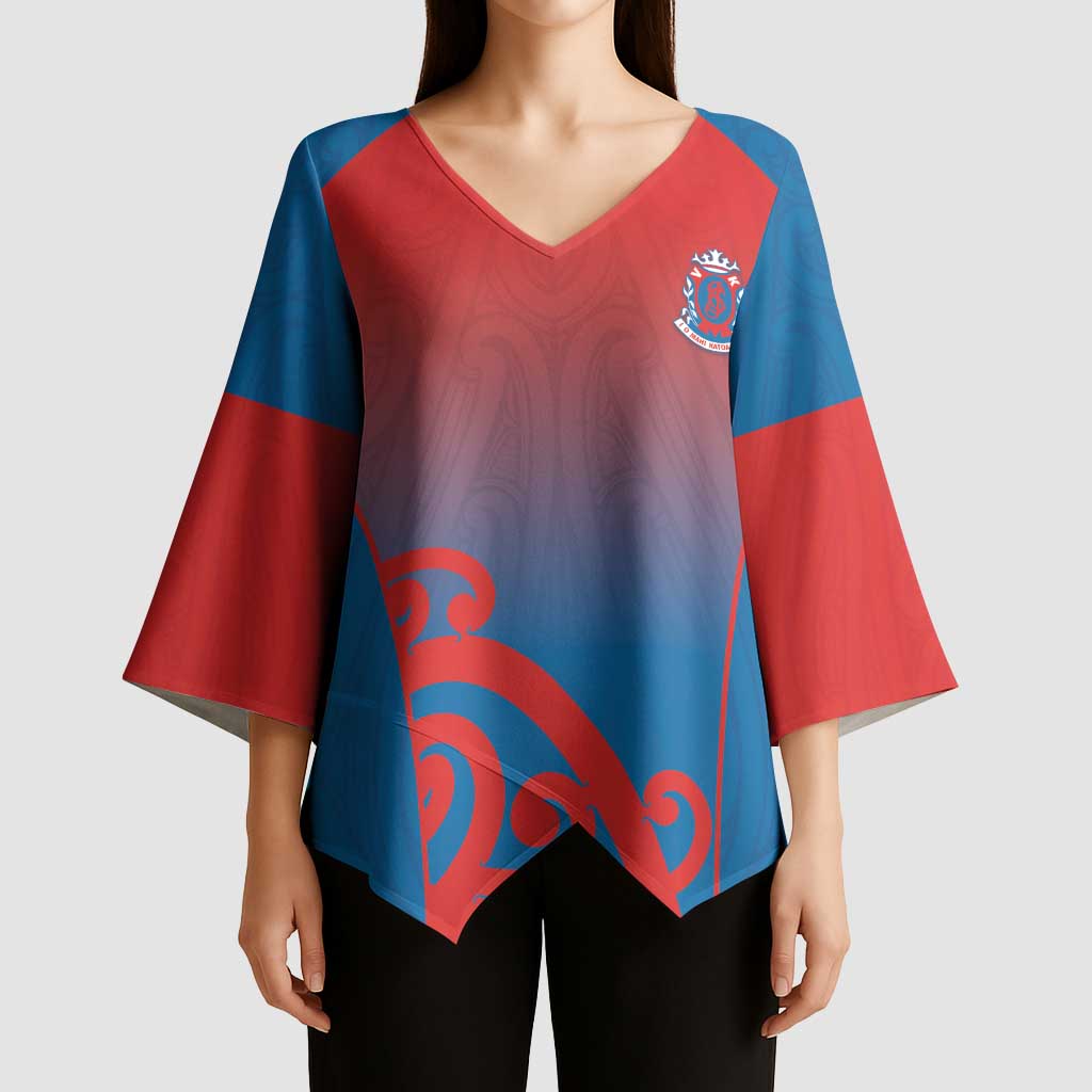 Custom St Joseph's Maori Girls' College Kimono Sleeve Blouse Maori Koru Pattern LT05 - Polynesian Pride