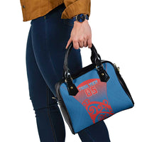 Custom St Joseph's Maori Girls' College Shoulder Handbag Maori Koru Pattern