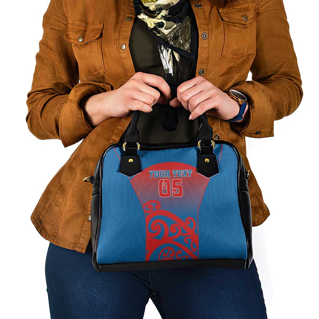Custom St Joseph's Maori Girls' College Shoulder Handbag Maori Koru Pattern