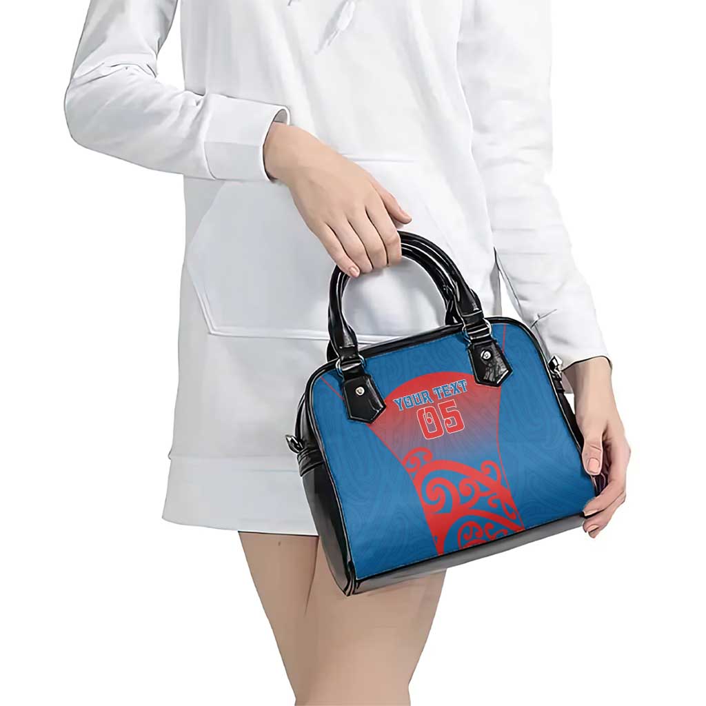Custom St Joseph's Maori Girls' College Shoulder Handbag Maori Koru Pattern
