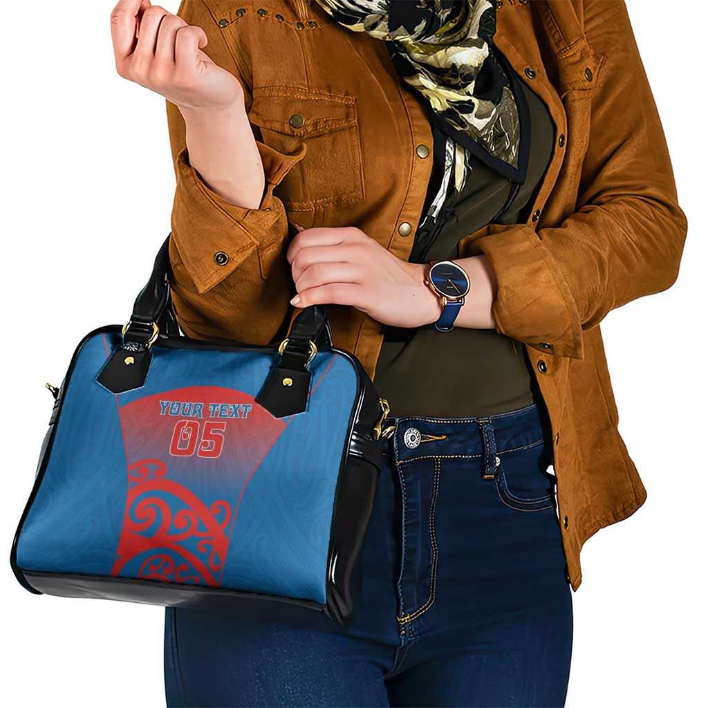 Custom St Joseph's Maori Girls' College Shoulder Handbag Maori Koru Pattern