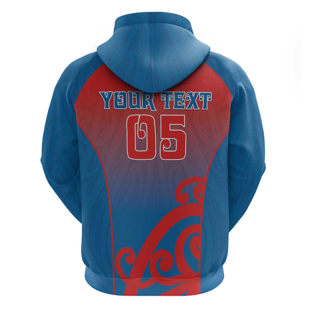 Custom St Joseph's Maori Girls' College Zip Hoodie Maori Koru Pattern LT05 - Polynesian Pride