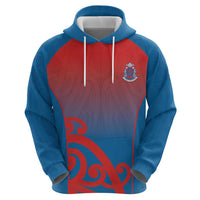 Custom St Joseph's Maori Girls' College Zip Hoodie Maori Koru Pattern LT05 - Polynesian Pride