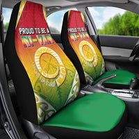 Vanuatu Car Seat Cover Proud To Be A Ni-Van With Tribal Pattern
