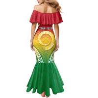 Personalised Vanuatu Family Matching Mermaid Dress and Hawaiian Shirt Proud To Be A Ni-Van With Tribal Pattern