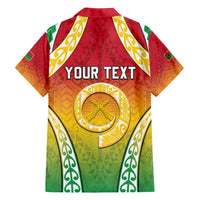 Personalised Vanuatu Family Matching Short Sleeve Bodycon Dress and Hawaiian Shirt Proud To Be A Ni-Van With Tribal Pattern