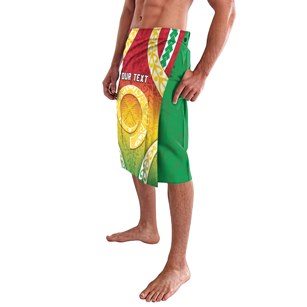Personalised Vanuatu Lavalava Proud To Be A Ni-Van With Tribal Pattern