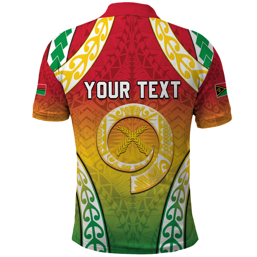 Personalised Vanuatu Polo Shirt Proud To Be A Ni-Van With Tribal Pattern LT05 - Polynesian Pride