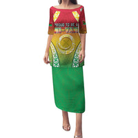 Personalised Vanuatu Puletasi Proud To Be A Ni-Van With Tribal Pattern