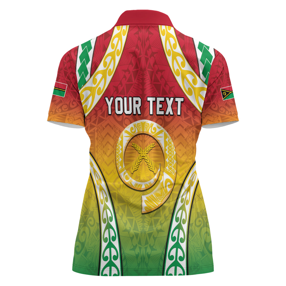 Personalised Vanuatu Women Polo Shirt Proud To Be A Ni-Van With Tribal Pattern