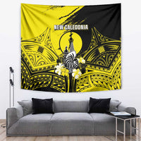 New Caledonia Day Tapestry Kanaky Flag Coat Of Arms Polynesian Pattern