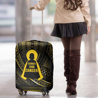 Polynesia Childhood Cancer Awareness Luggage Cover You Are Stronger Than Cancer
